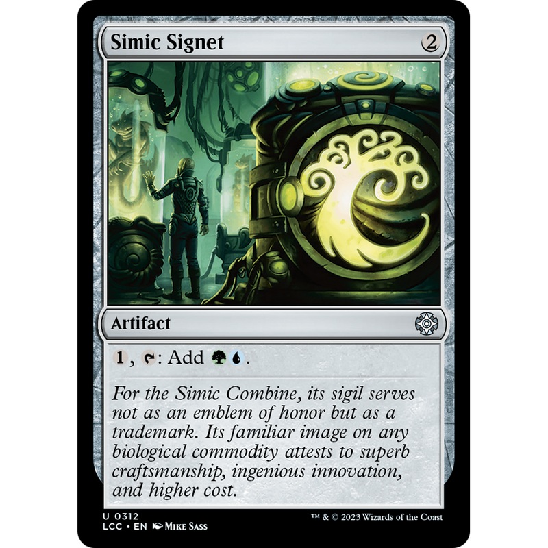 Simic Signet (LCC-312) - The Lost Caverns of Ixalan Commander