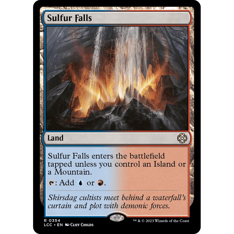 Sulfur Falls (LCC-354) - The Lost Caverns of Ixalan Commander