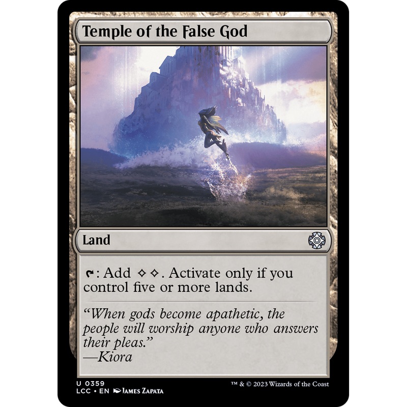 Temple of the False God (LCC-359) - The Lost Caverns of Ixalan Commander