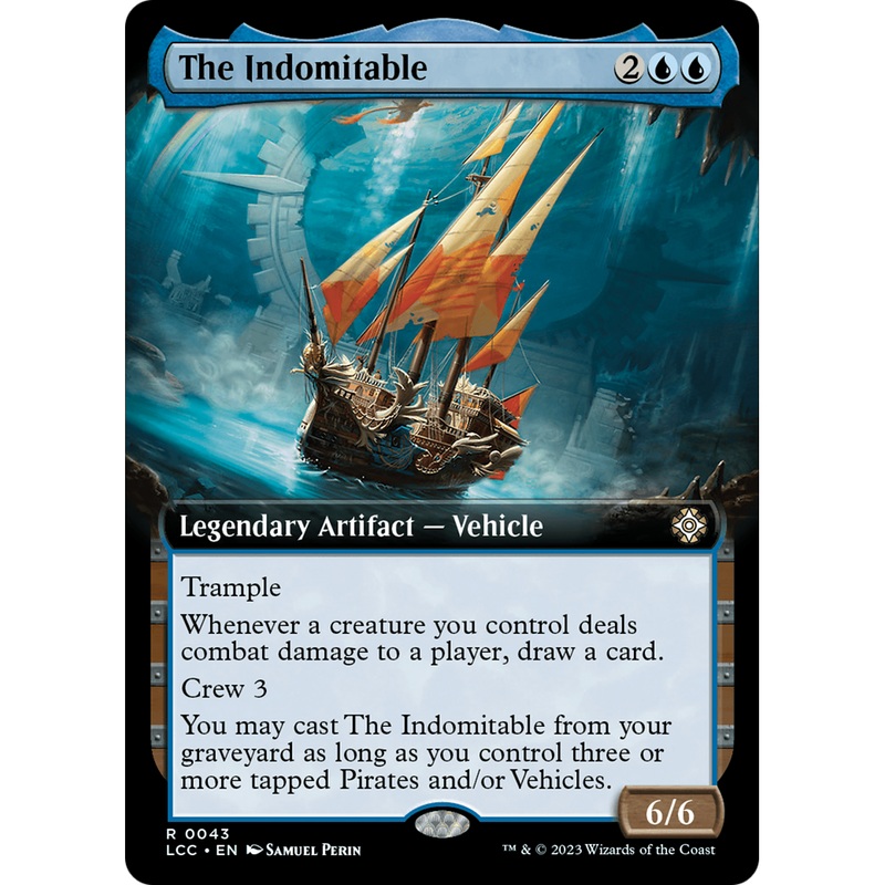 The Indomitable (LCC-043) - The Lost Caverns of Ixalan Commander: (Extended Art)