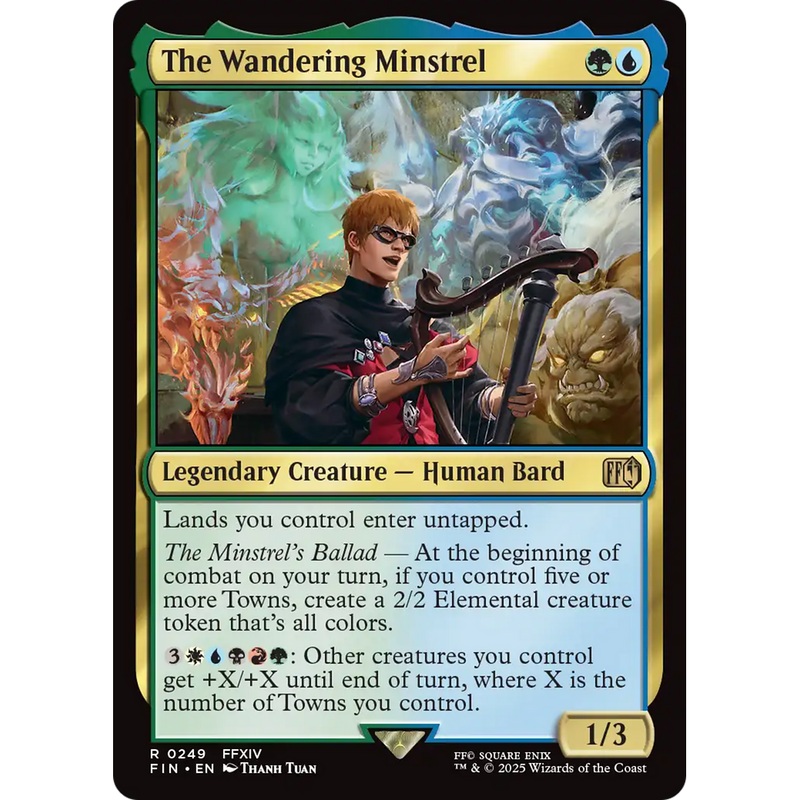 The Wandering Minstrel (FIN-249) - FINAL FANTASY Foil