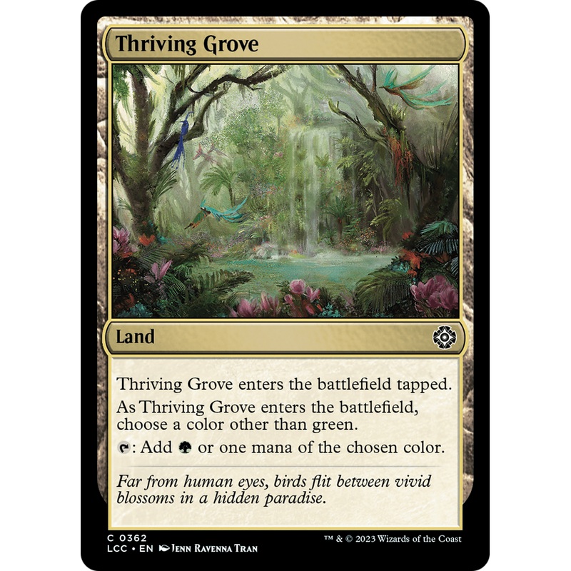 Thriving Grove (LCC-362) - The Lost Caverns of Ixalan Commander