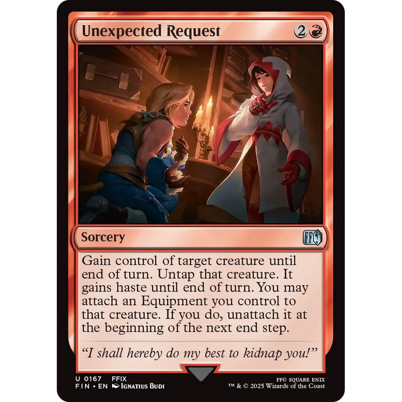 Unexpected Request (FIN-167) - FINAL FANTASY