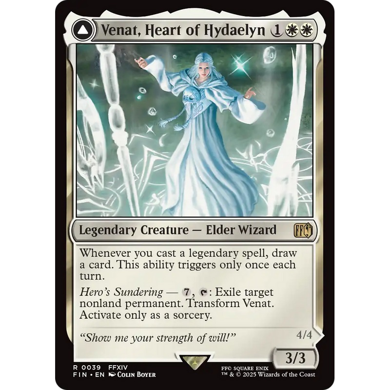 Venat, Heart of Hydaelyn // Hydaelyn, the Mothercrystal (FIN-039) - FINAL FANTASY