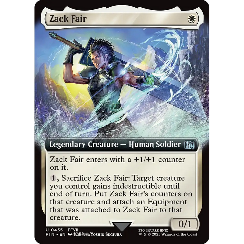 Zack Fair (FIN-435) - FINAL FANTASY: (Extended Art) Foil