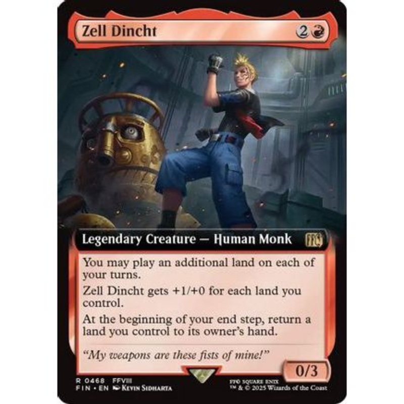 Zell Dincht (Extended Art) (FIN-468) - FINAL FANTASY