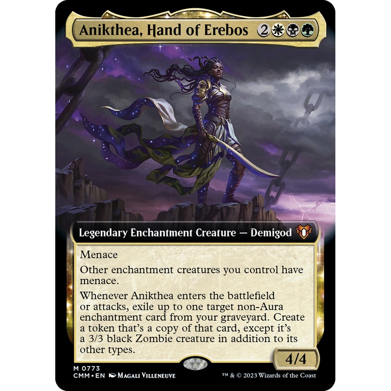 Anikthea, Hand of Erebos (CMM-773) - Commander Masters: (Extended Art, enchantment)