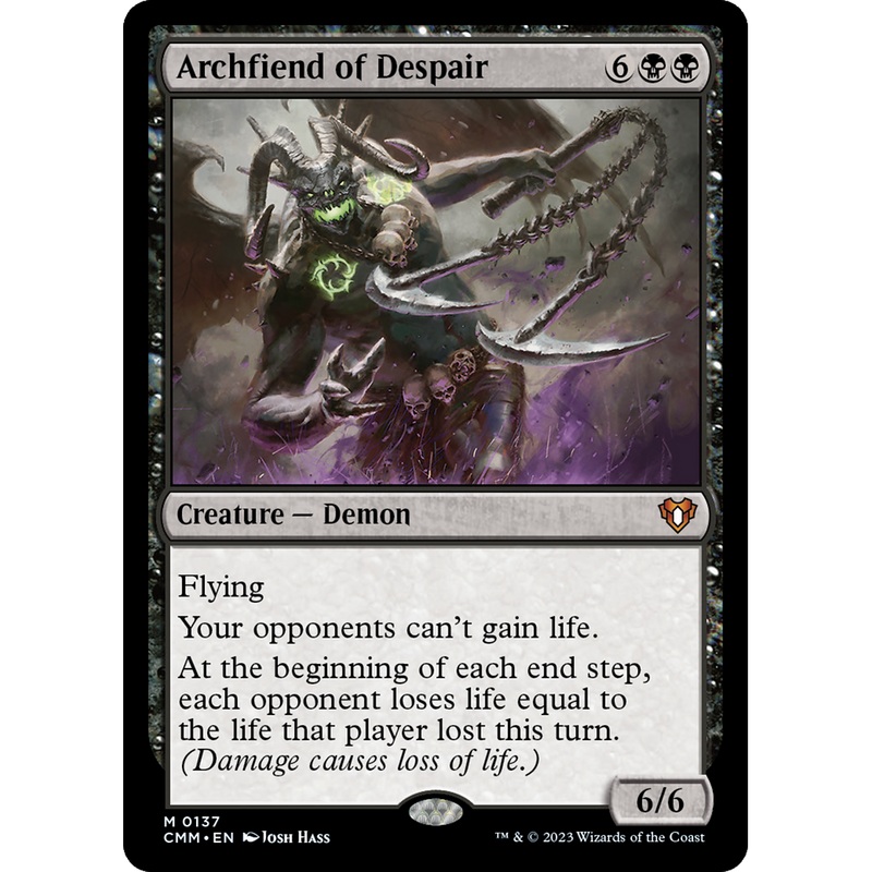 Archfiend of Despair (CMM-137) - Commander Masters