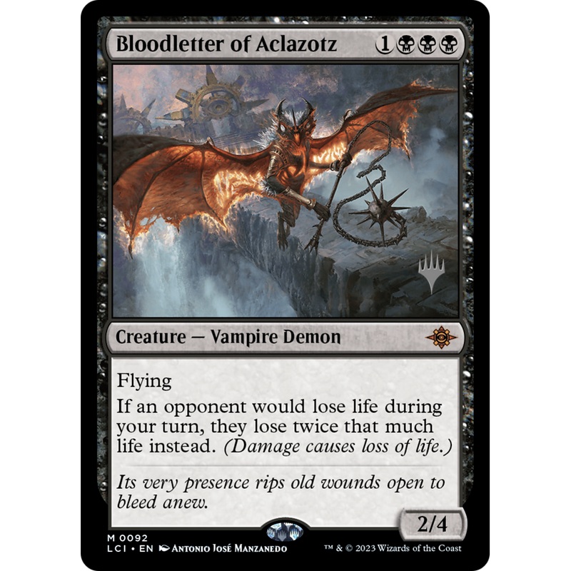 Bloodletter of Aclazotz (PPLCI-92P) - The Lost Caverns of Ixalan Promos