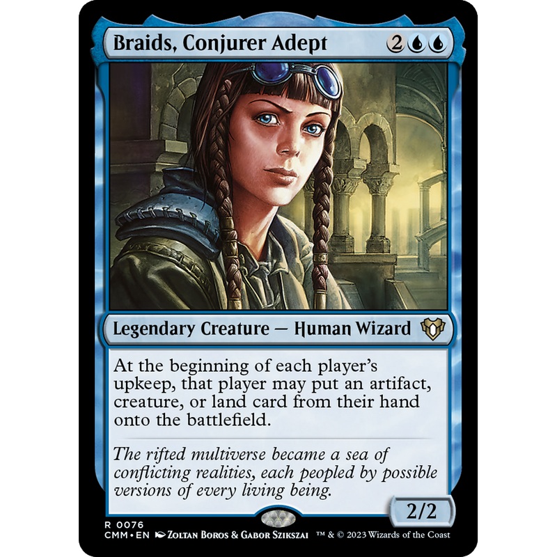 Braids, Conjurer Adept (CMM-076) - Commander Masters Foil