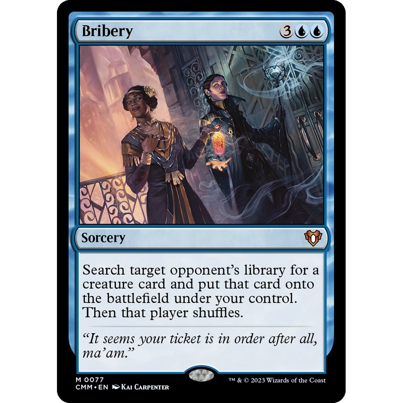 Bribery (CMM-077) - Commander Masters