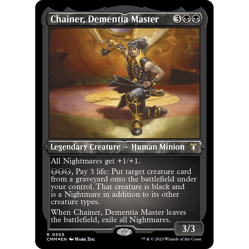 Chainer, Dementia Master (CMM-505) - Commander Masters Etched Foil