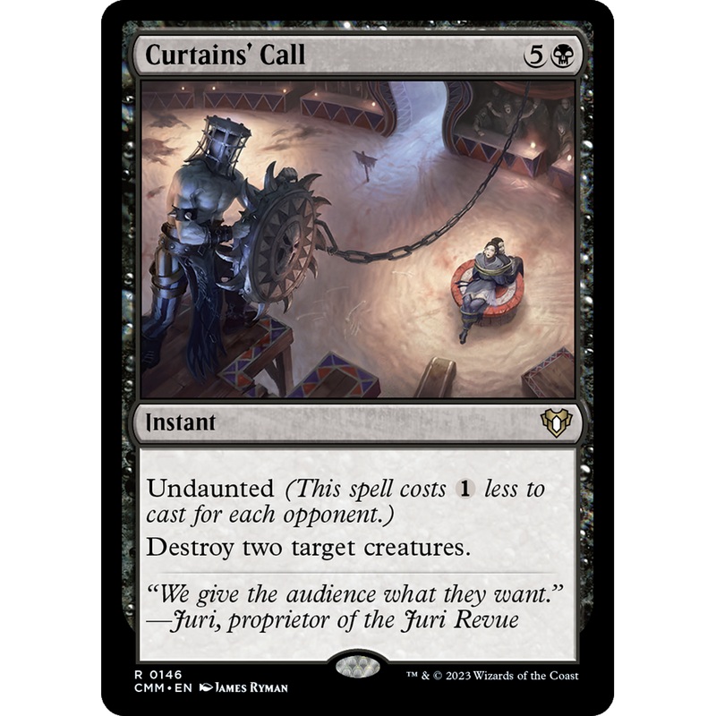 Curtains' Call (CMM-146) - Commander Masters Foil