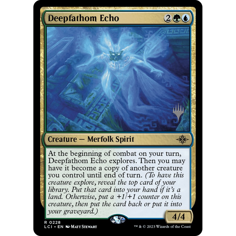 Deepfathom Echo (PPLCI-228P) - The Lost Caverns of Ixalan Promos