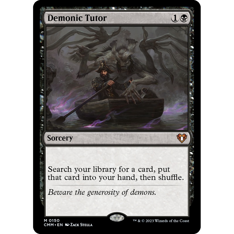 Demonic Tutor (CMM-150) - Commander Masters