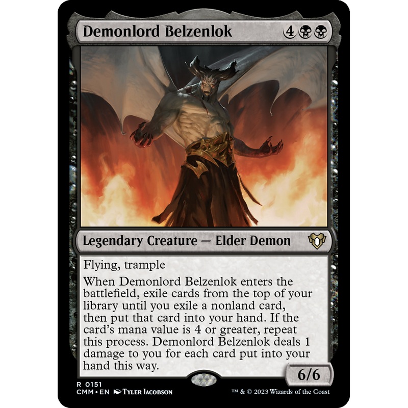 Demonlord Belzenlok (CMM-151) - Commander Masters Foil