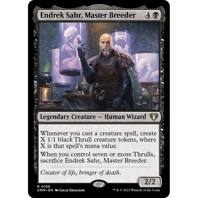 Endrek Sahr, Master Breeder (CMM-155) - Commander Masters Foil
