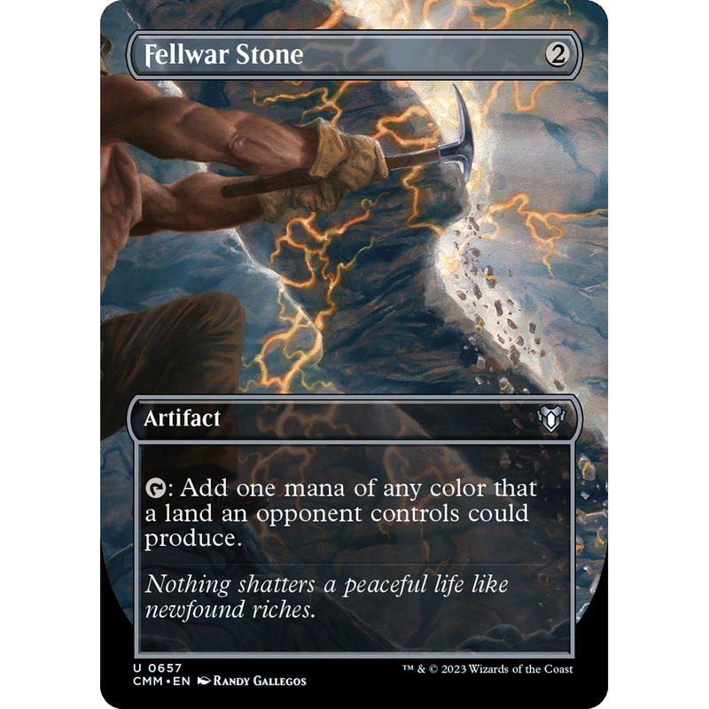 Fellwar Stone (CMM-657) - Commander Masters (Borderless) Foil