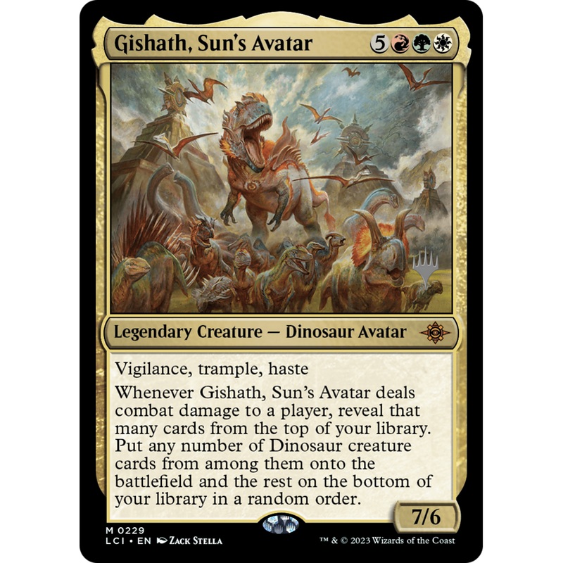 Gishath, Sun's Avatar (PPLCI-229P) - The Lost Caverns of Ixalan Promos