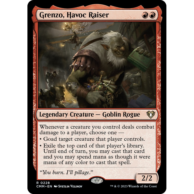 Grenzo, Havoc Raiser (CMM-228) - Commander Masters Foil