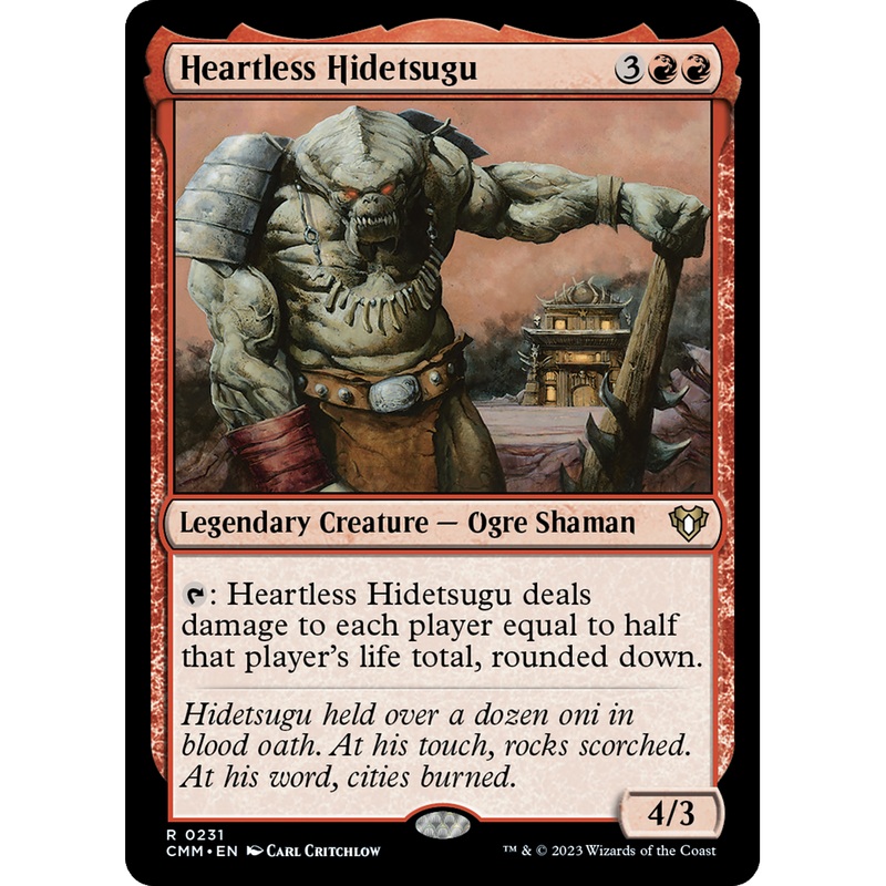 Heartless Hidetsugu (CMM-231) - Commander Masters