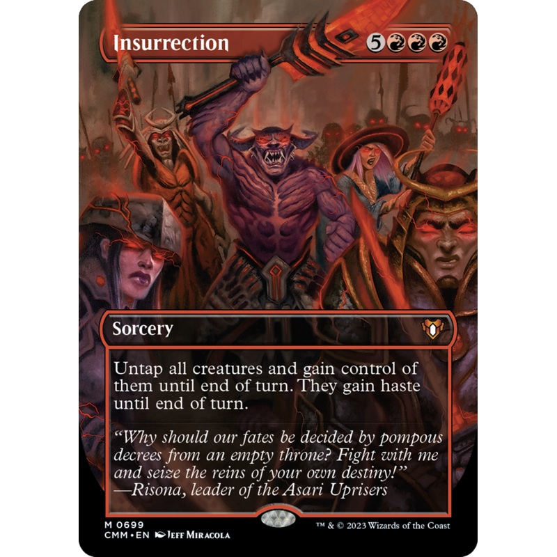 Insurrection (CMM-699) - Commander Masters (Borderless)
