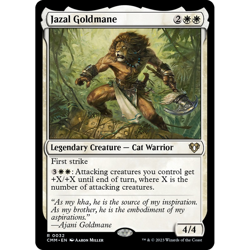Jazal Goldmane (CMM-032) - Commander Masters
