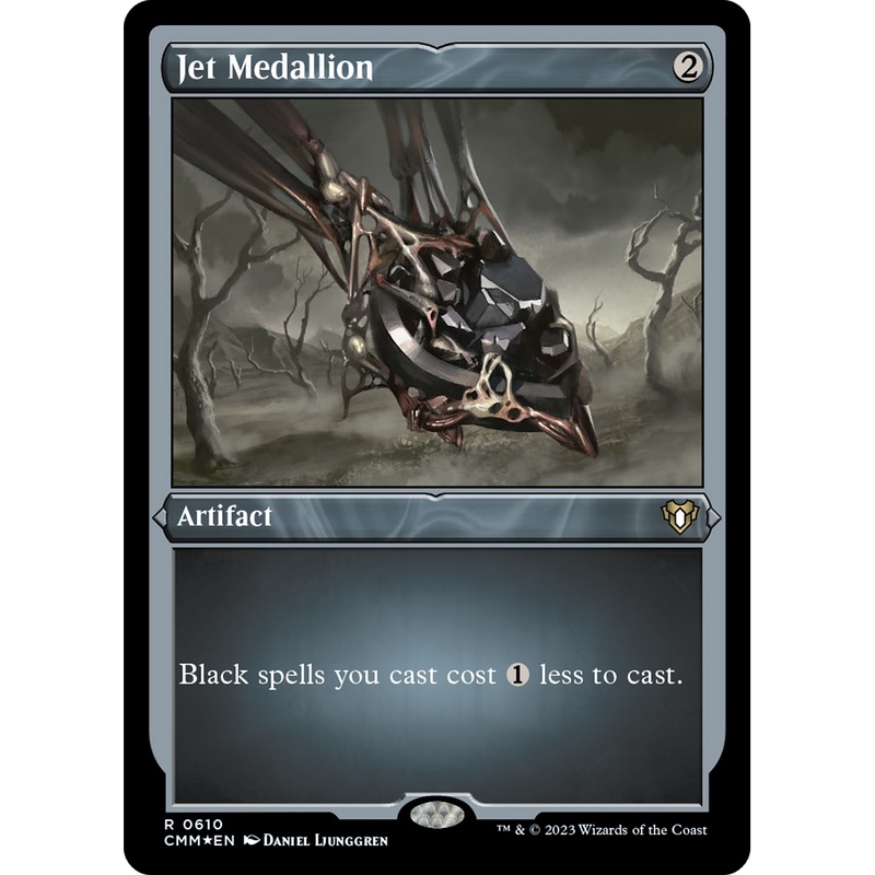 Jet Medallion (CMM-610) - Commander Masters Etched Foil