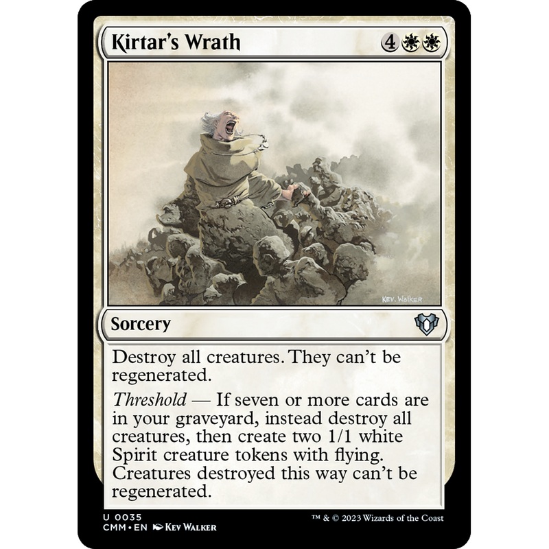 Kirtar's Wrath (CMM-035) - Commander Masters Foil