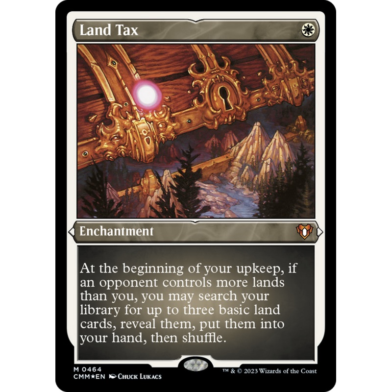 Land Tax (CMM-464) - Commander Masters Etched Foil