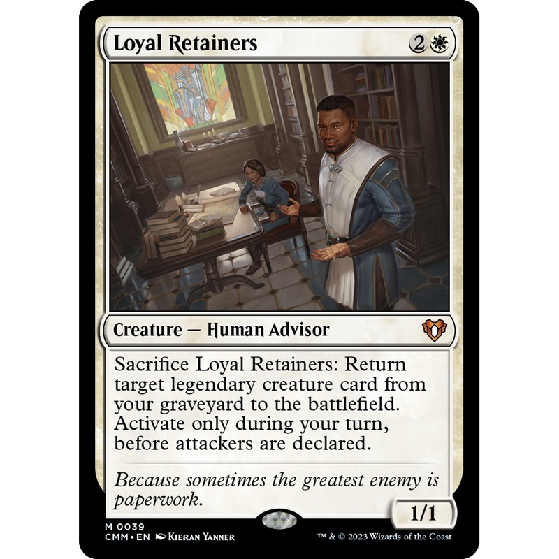 Loyal Retainers (CMM-039) - Commander Masters