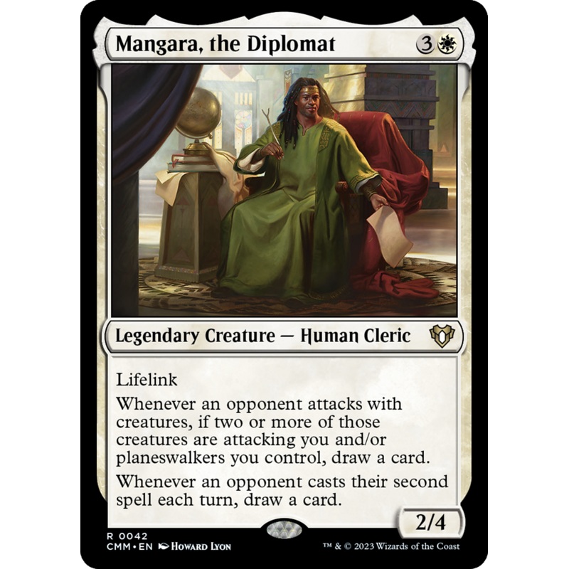 Mangara, the Diplomat (CMM-042) - Commander Masters Foil