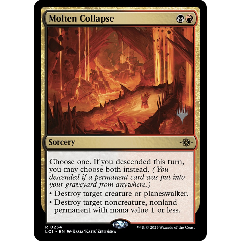 Molten Collapse (PPLCI-234P) - The Lost Caverns of Ixalan Promos Foil
