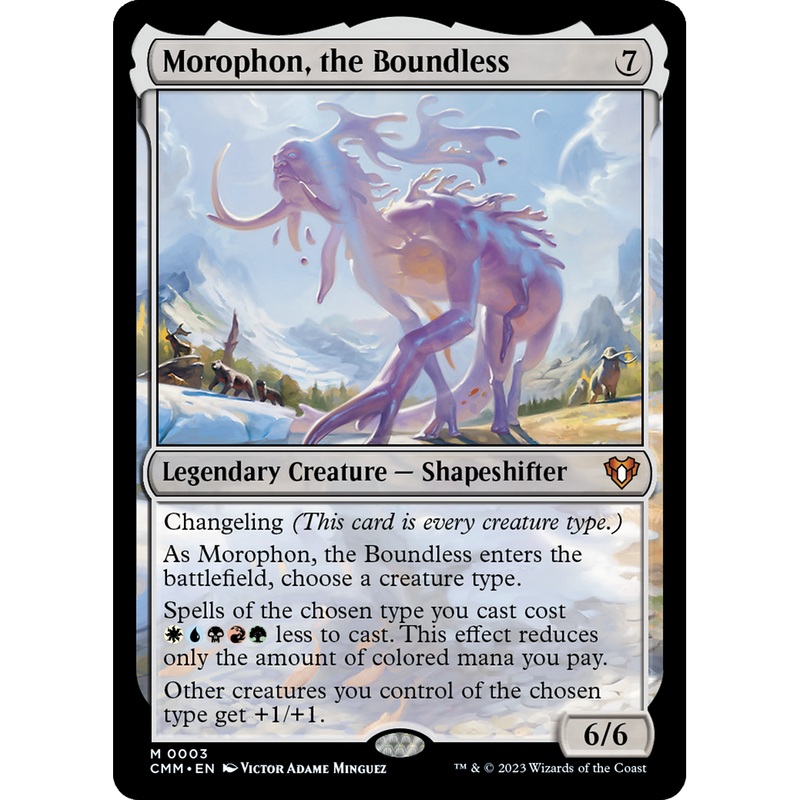 Morophon, the Boundless (CMM-003) - Commander Masters
