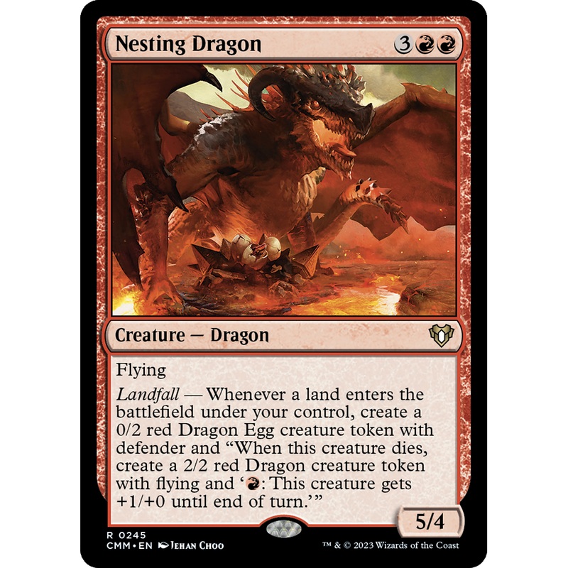 Nesting Dragon (CMM-245) - Commander Masters