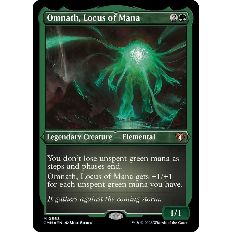 Omnath, Locus of Mana (CMM-568) - Commander Masters Etched Foil