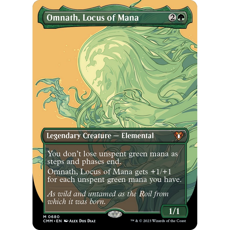 Omnath, Locus of Mana (CMM-680) - Commander Masters (Borderless)