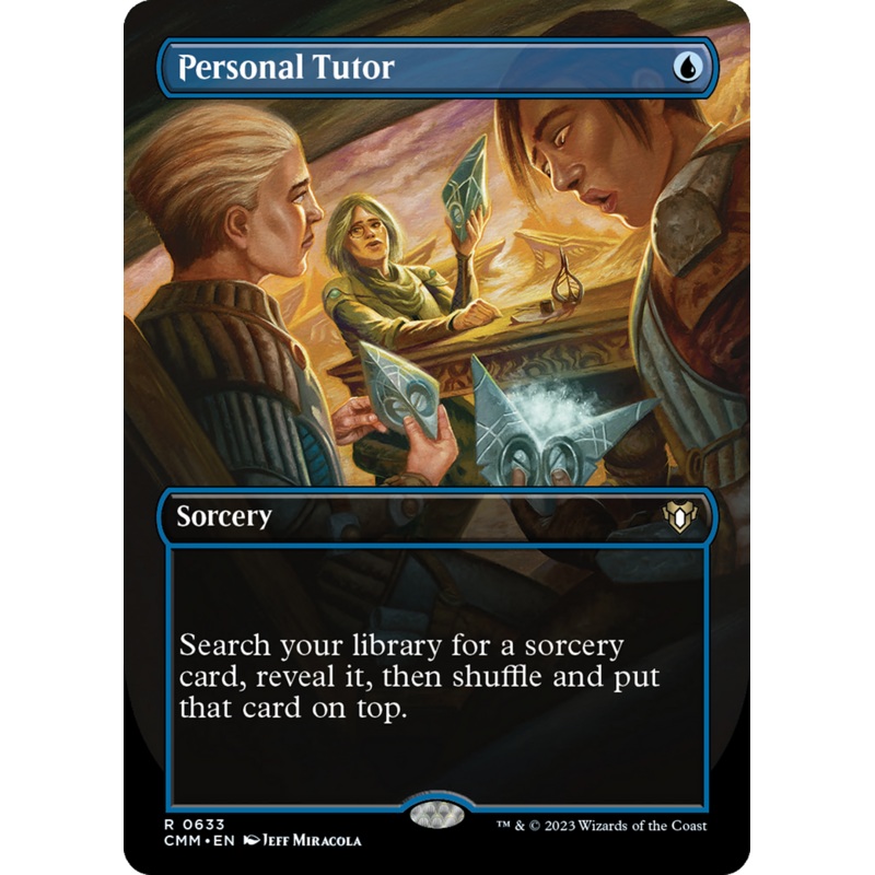 Personal Tutor (CMM-633) - Commander Masters (Borderless) Foil