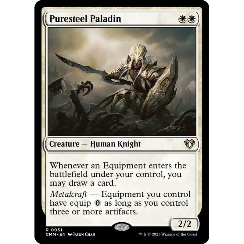 Puresteel Paladin (CMM-051) - Commander Masters