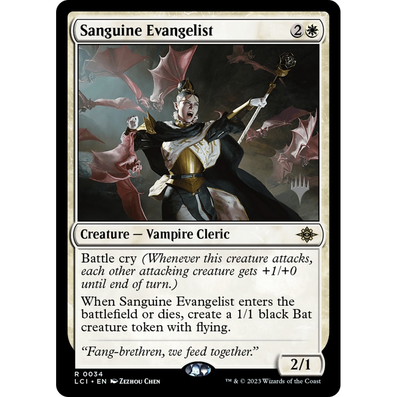 Sanguine Evangelist (PPLCI-34P) - The Lost Caverns of Ixalan Promos Foil
