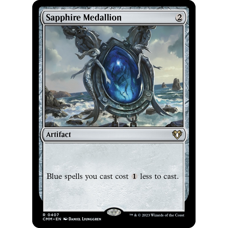 Sapphire Medallion (CMM-407) - Commander Masters Foil
