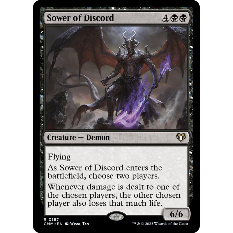 Sower of Discord (CMM-187) - Commander Masters
