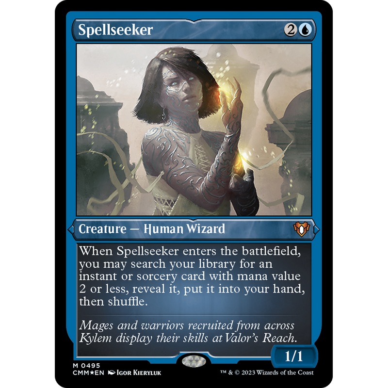 Spellseeker (CMM-495) - Commander Masters Etched Foil