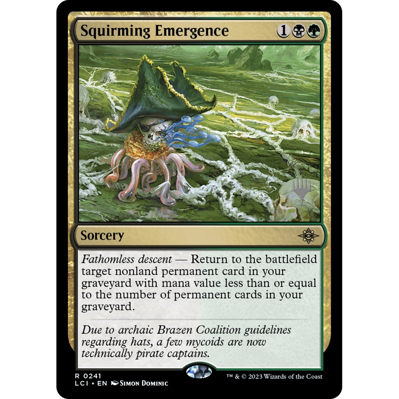 Squirming Emergence (PPLCI-241P) - The Lost Caverns of Ixalan Promos