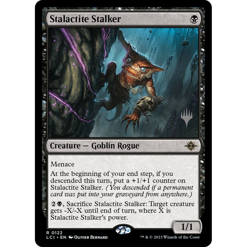Stalactite Stalker (PPLCI-122P) - The Lost Caverns of Ixalan Promos Foil