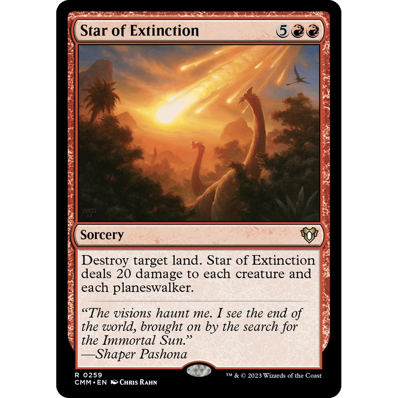 Star of Extinction (CMM-259) - Commander Masters Foil