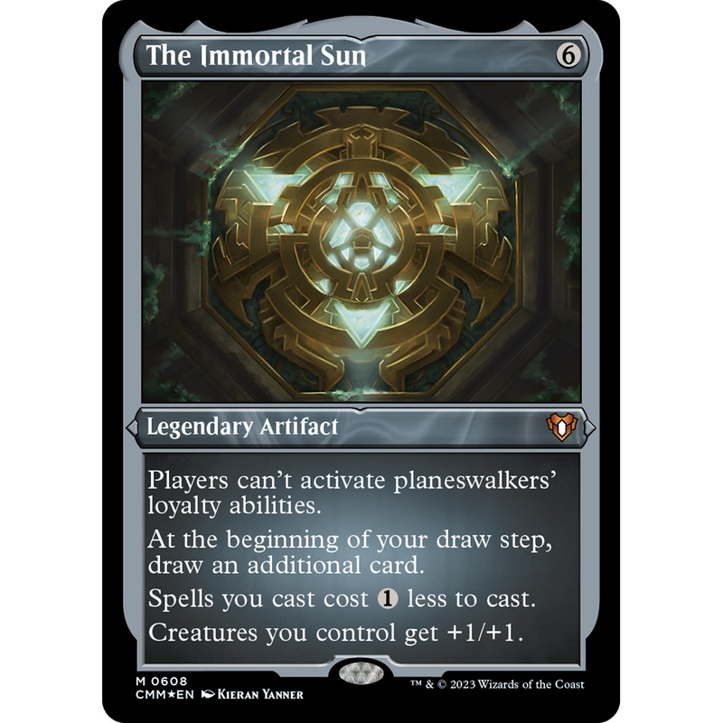 The Immortal Sun (CMM-608) - Commander Masters Etched Foil