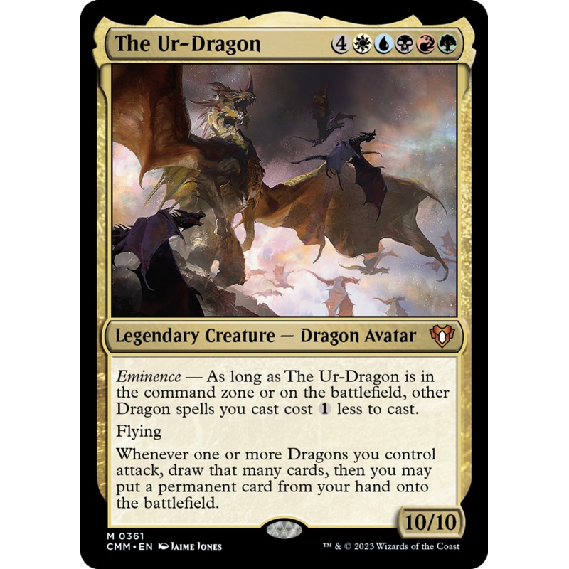 The Ur-Dragon (CMM-361) - Commander Masters Foil