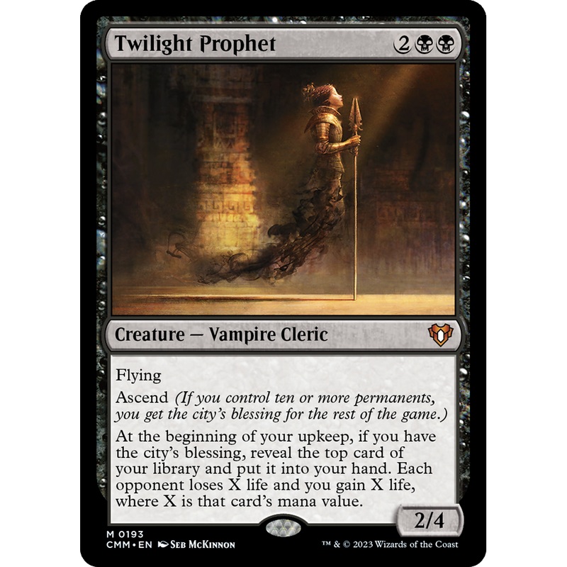 Twilight Prophet (CMM-193) - Commander Masters Foil