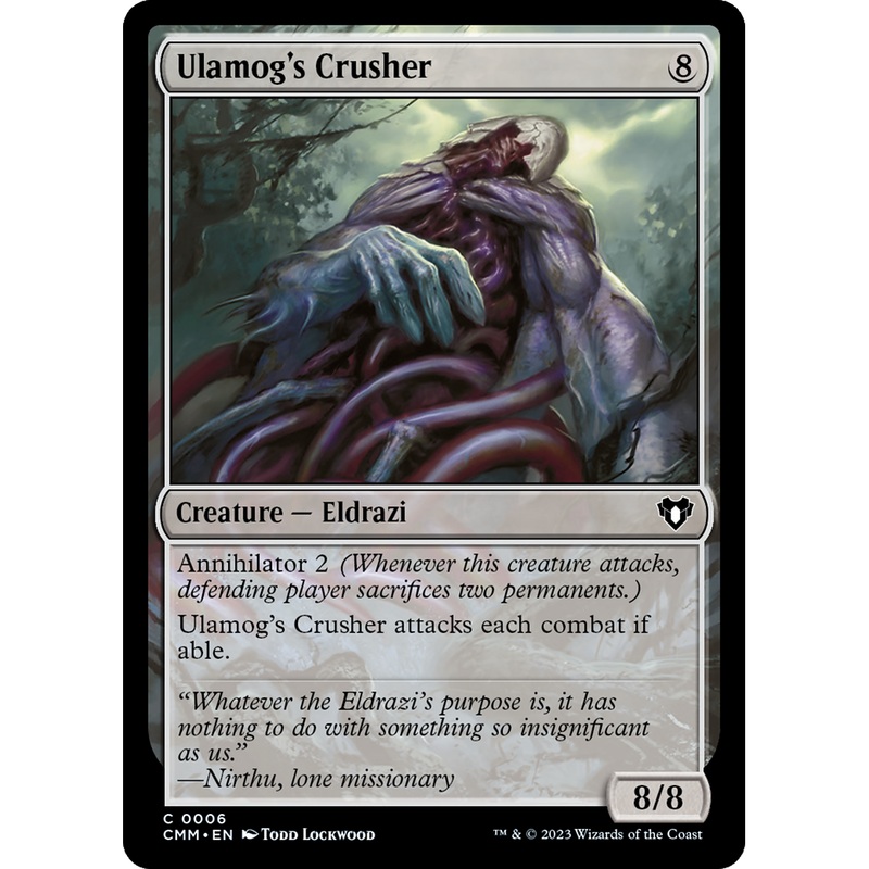 Ulamog's Crusher (CMM-006) - Commander Masters